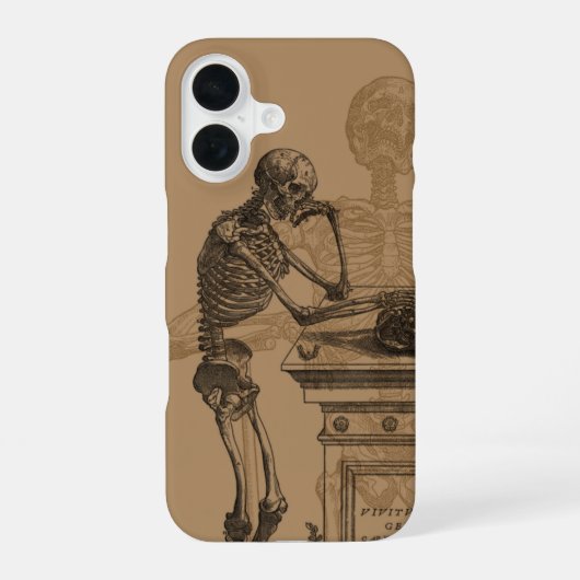 +[ Skeletten & Dood ]+ iPhone 16 Hoesje (Achterkant)