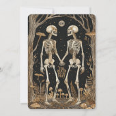Skeletten en Paddenstoelen tot de Dood Trouwt Kaart (Achterkant)