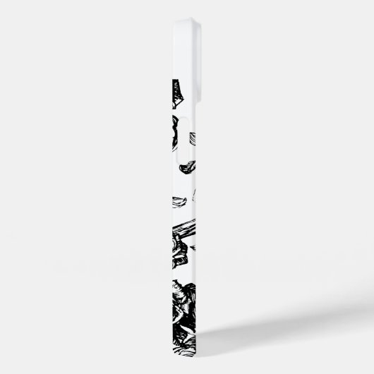 Skeletten en Rozen Case-Mate iPhone Case (Achterkant / Rechts)