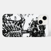 Skeletten en Rozen Case-Mate iPhone Case (Achterkant (horizontaal))