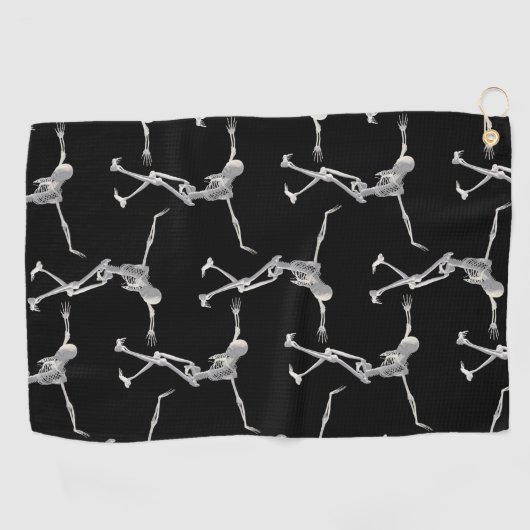 Skeletten Golfhanddoek (Horizontaal)
