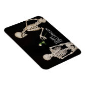 Skeletten Grappig Romantisch Gelukkig Halloween Magneet (Rechterzijde)