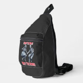 Skeletten Grooving: Drop the Beat Niet de Botten Sling Bag (Rechterhoek)