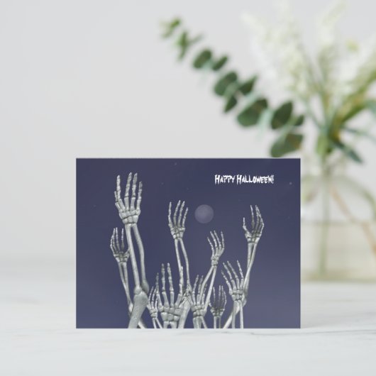 Skeletten - Halloween Briefkaart (Staand voorkant)