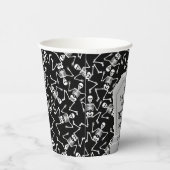 Skeletten Halloween Paper Cups Papieren Bekers (Rechts)