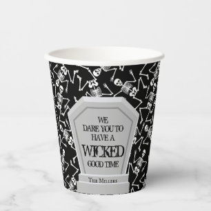 Skeletten Halloween Paper Cups Papieren Bekers