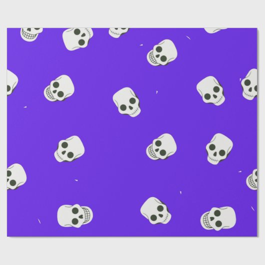 Skeletten, Halloween Skeletten, Skelet Cadeaupapier (Vlak)
