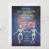 Skeletten/Halloween Theme/Weddenschap Kaart (Voorkant)