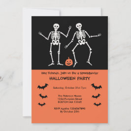 Skeletten Halloween Uitnodiging