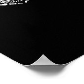 Skeletten hart handen poster (Hoek)