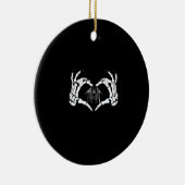 Skeletten, harthanden keramisch ornament (Rechts)
