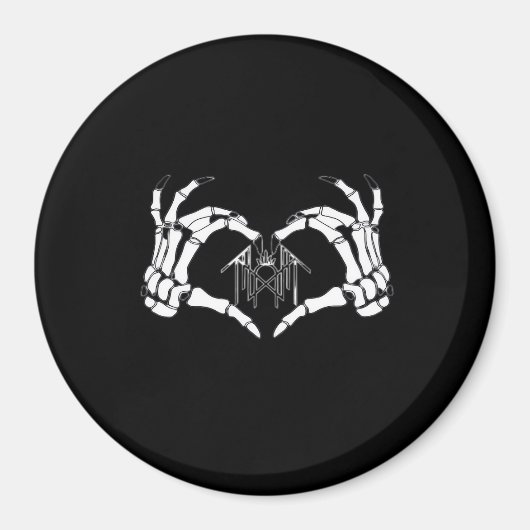 Skeletten, harthanden magneet (Voorkant)
