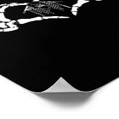 Skeletten, harthanden poster (Hoek)