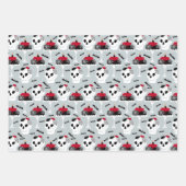 Skeletten, hosts, perfecte halloween-ontwerp voor inpakpapier vel (Voorkant 2)