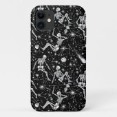 Skeletten in de ruimte achtergrond Case-Mate iPhone case (Achterkant)