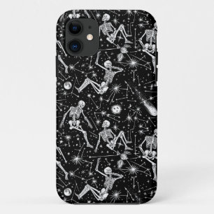 Skeletten in de ruimte achtergrond Case-Mate iPhone case
