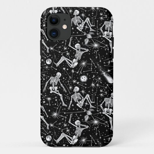 Skeletten in de ruimte achtergrond Case-Mate iPhone case (Achterkant)