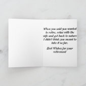 Skeletten in een kaart van de Pensionering van het (Binnen)