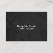 Skeletten met rode hart blanco Place Cards Plaatskaartje (Achterkant)