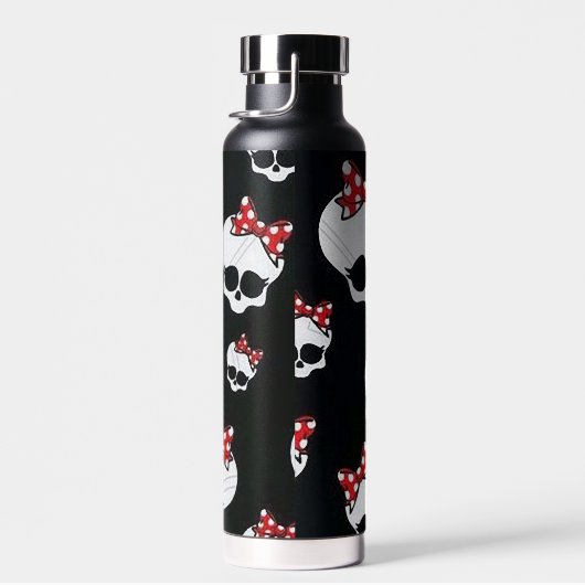 Skeletten met strikken waterfles (Rechts)