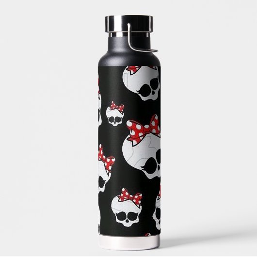 Skeletten met strikken waterfles (Links)