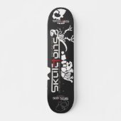 SKELETTEN met T-REX & Triceratops Persoonlijk Skateboard (Voorkant)