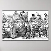 Skeletten op Bikes, Mexico Poster (Voorkant)