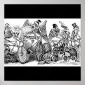 Skeletten op Bikes, Mexico Poster (Voorkant)