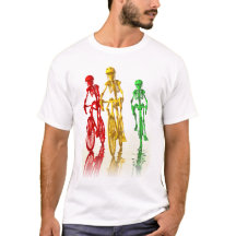 Skeletten Ruitende fietsen