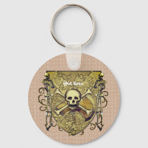 Skeletten Schild Sleutelhanger