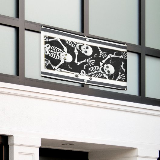 Skeletten Spandoek (Buitenkant Gebouw)