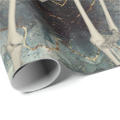 Skeletten stijgen bij Ashes Halloween Craft Cadeaupapier (Rol Hoek)