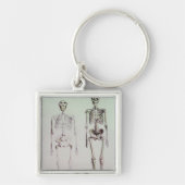 Skeletten van Australopithecus Boisei Sleutelhanger (Voorkant)