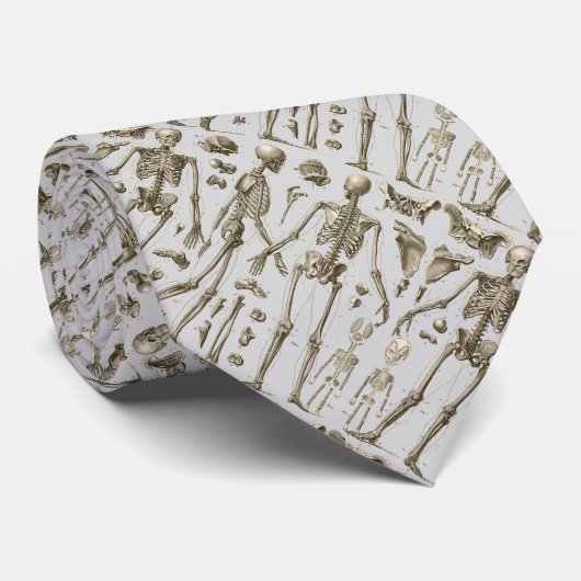 Skeletten van de Brockhaus en Efron Encyclopedia Stropdas (Opgerold)