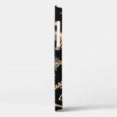 Skeletten van dinosaurussen en fossielenpatroon Case-Mate iPhone case (Achterkant / Links)