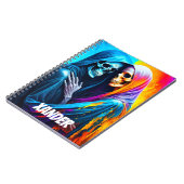 Skeletten verpakt in een regenboog gepersonaliseer notitieboek (Linkerzijde)