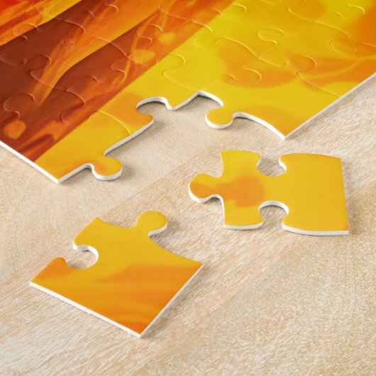 Skeletten verpakt in een regenboog legpuzzel (Zijkant)