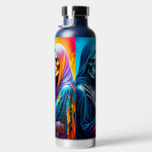 Skeletten verpakt in een regenboog waterfles (Rechts)