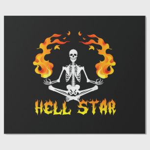 Skeletten Yoga Worden Hel Ster Cadeaupapier