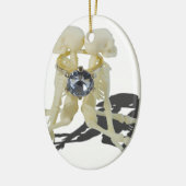 SkelettenChokedByEngagementRing070515 Keramisch Ornament (Links)