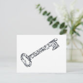 Skelettoets Briefkaart (Staand voorkant)