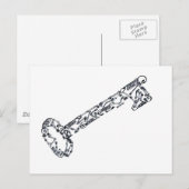Skelettoets Briefkaart (Voorkant / Achterkant)