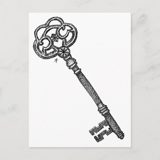 Skelettoets Briefkaart (Voorkant)