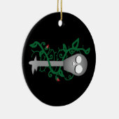 Skelettoets Keramisch Ornament (Rechts)