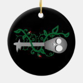 Skelettoets Keramisch Ornament (Achterkant)