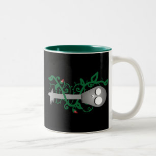 Skelettoets Tweekleurige Koffiemok