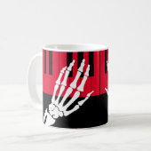 Skelettoneelpiano Koffiemok (Voorkant links)
