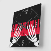 Skelettoneelpiano Vierkante Klok (Hoek)