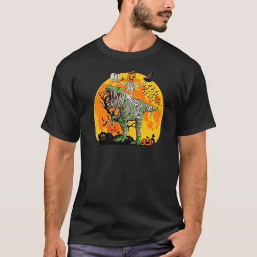 Skeletuitsteeksel Dinosaur rex voor jongens Kinder T-shirt (Voorkant)