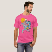 Skeletuitsteeksel Dinosaur rex voor jongens Kinder T-shirt (Voorkant volledig)